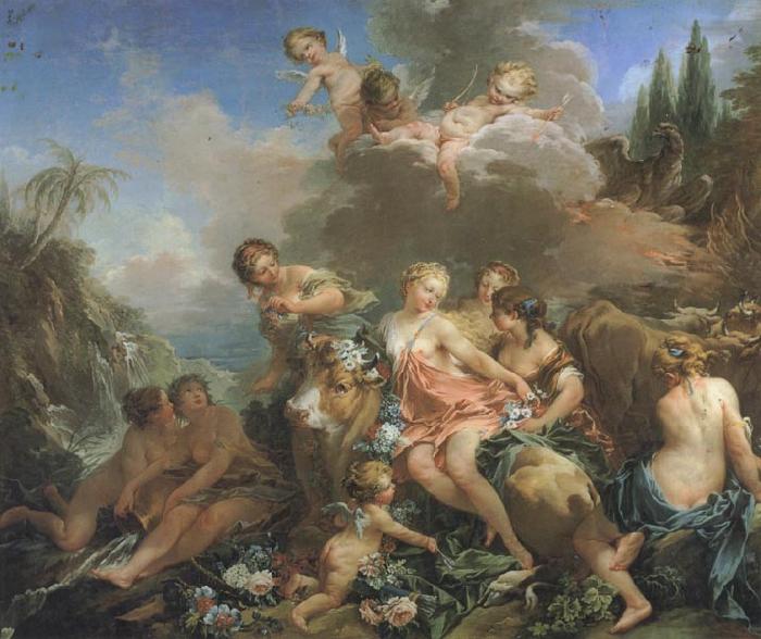 Francois Boucher The Rape of Europa oil painting picture